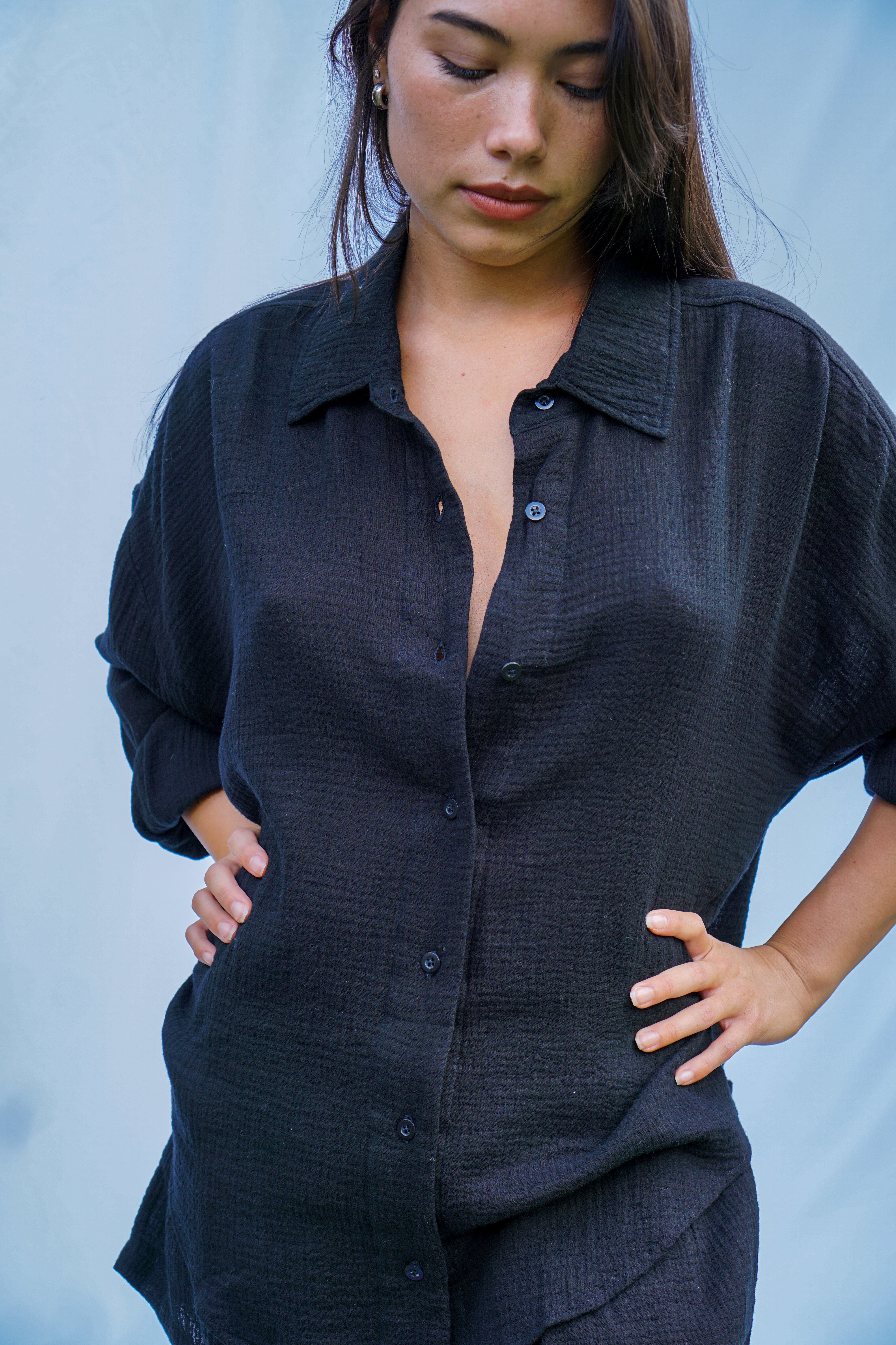 Golden Trip Belize Top in Black