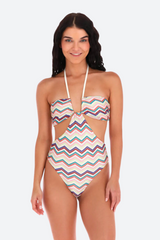 SANLIER Nicole One Piece in Maguey