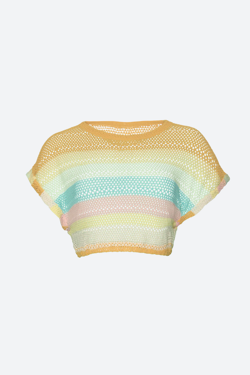 PQ Swim Renee Crop Top in Floret