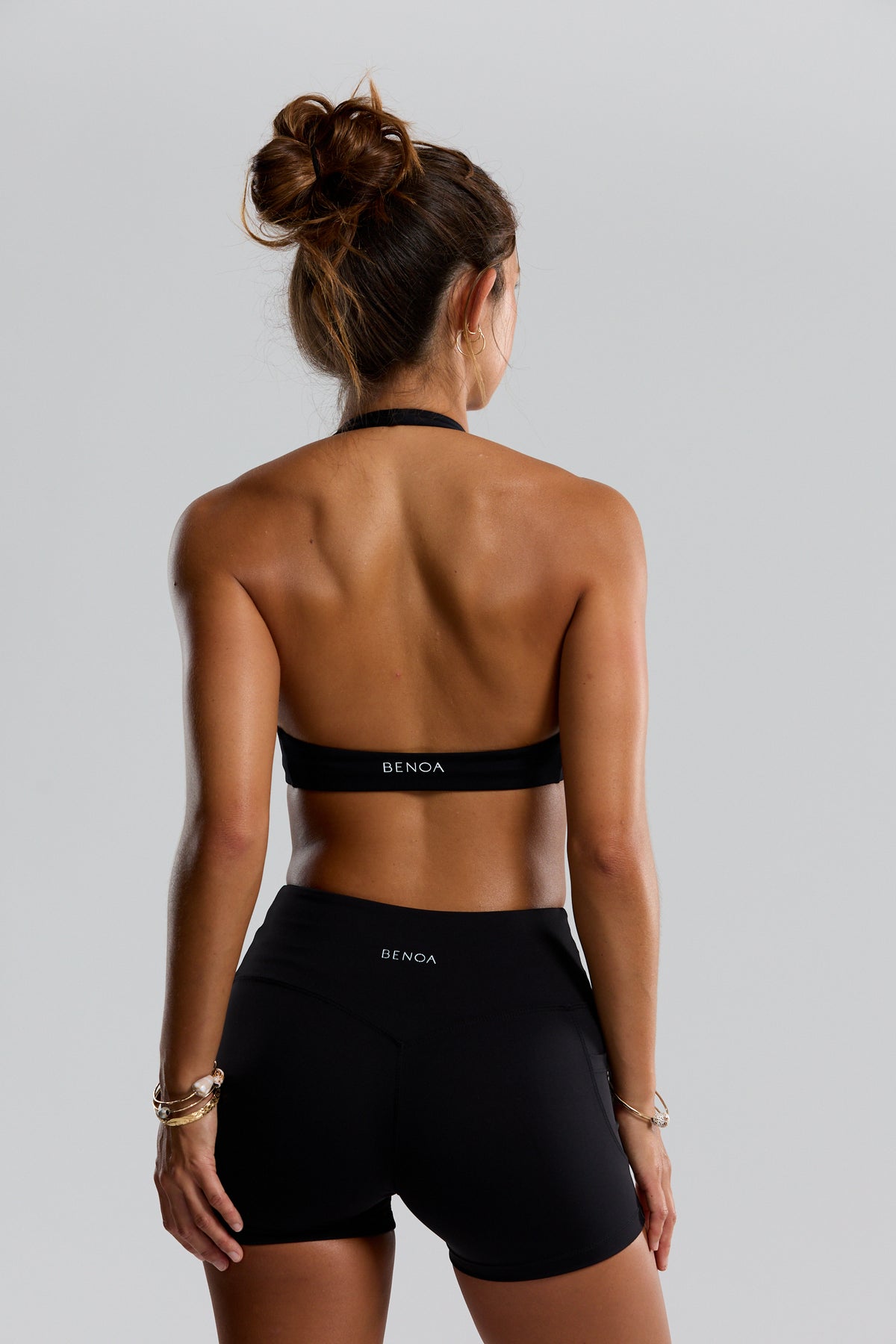 Benoa Swim Plunge Bra in Black