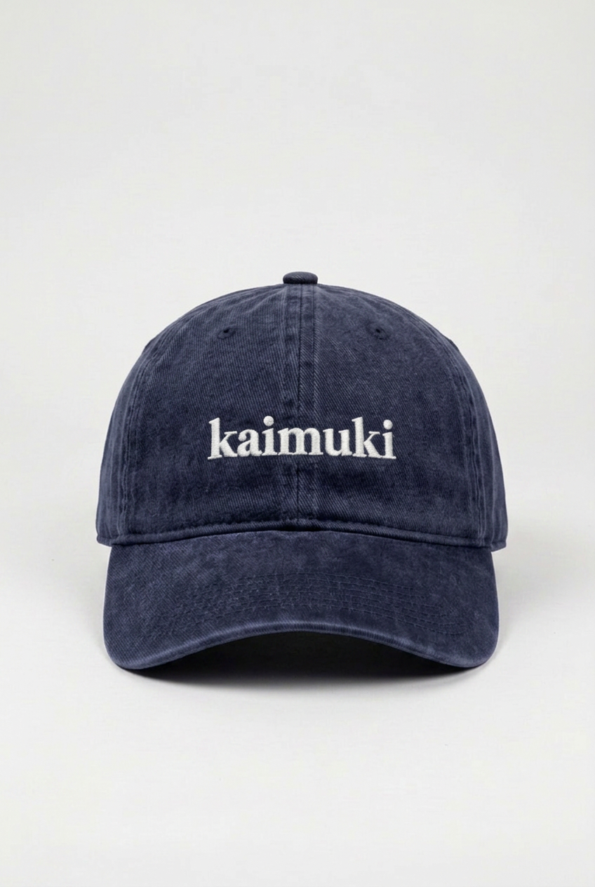 Bikinibird Kaimuki Dad Hat in Navy