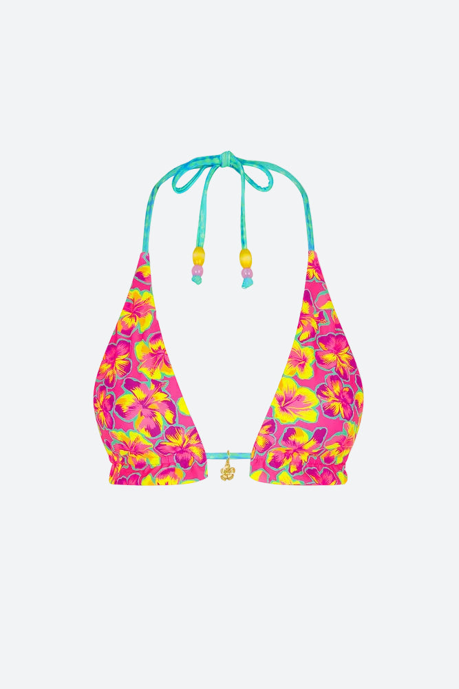 Kulani Kinis Frill Halter Bralette Bikini Top