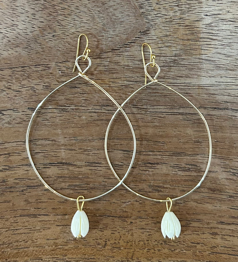 Kino Kustoms LRG Pikake Gold Fill Hoop