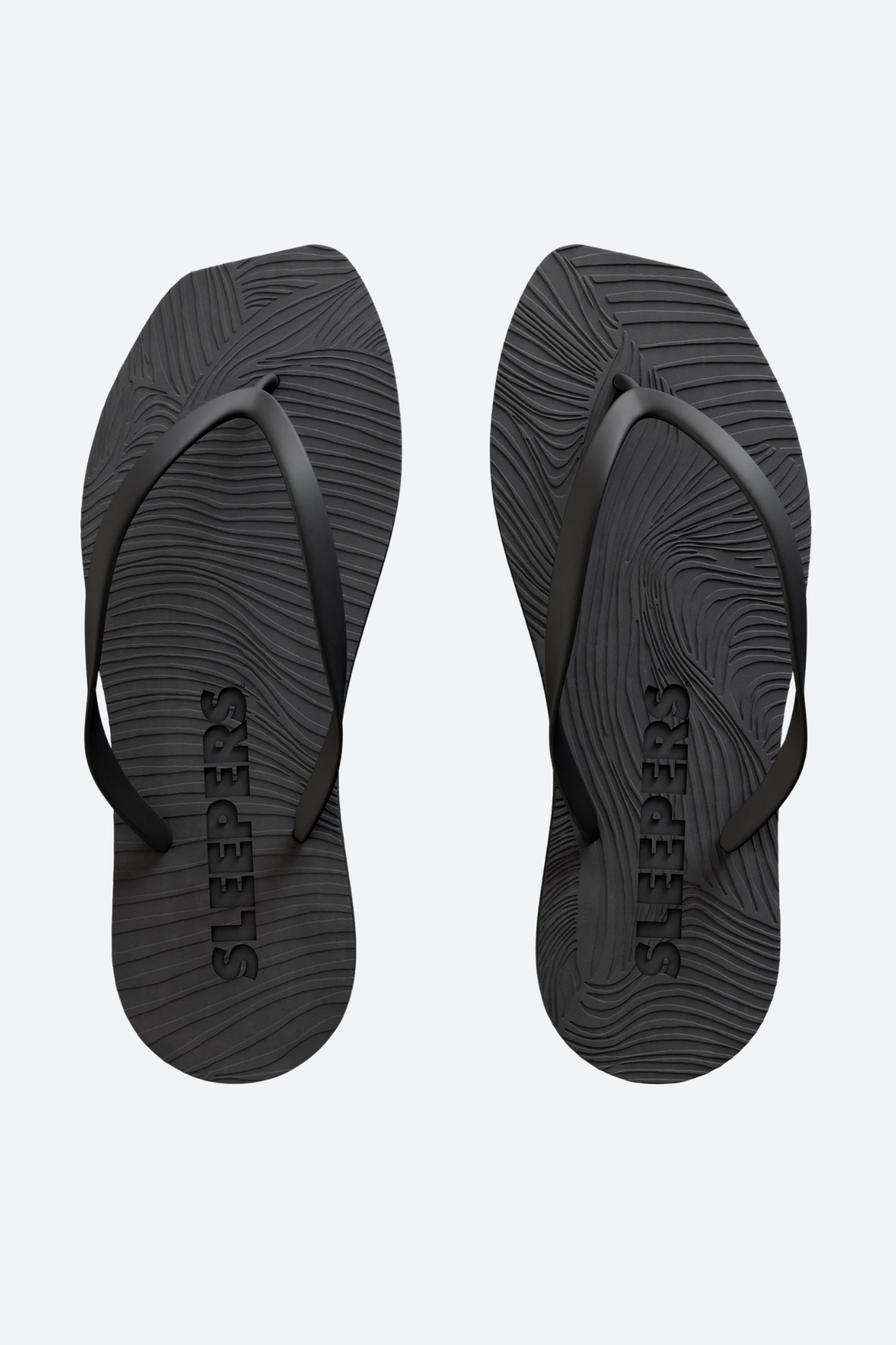 Sleepers Tapered Flip Flop in Black