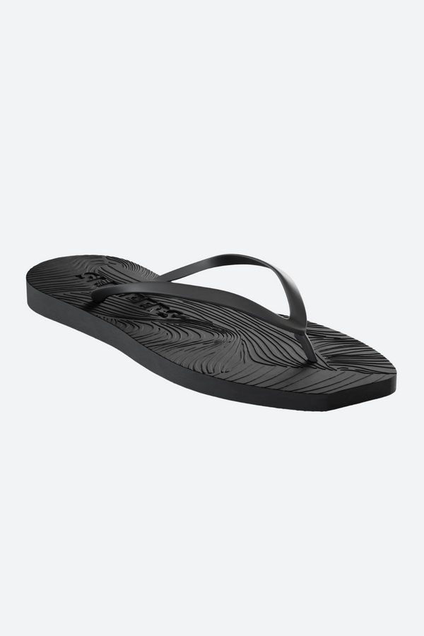 Sleepers Tapered Flip Flop in Black