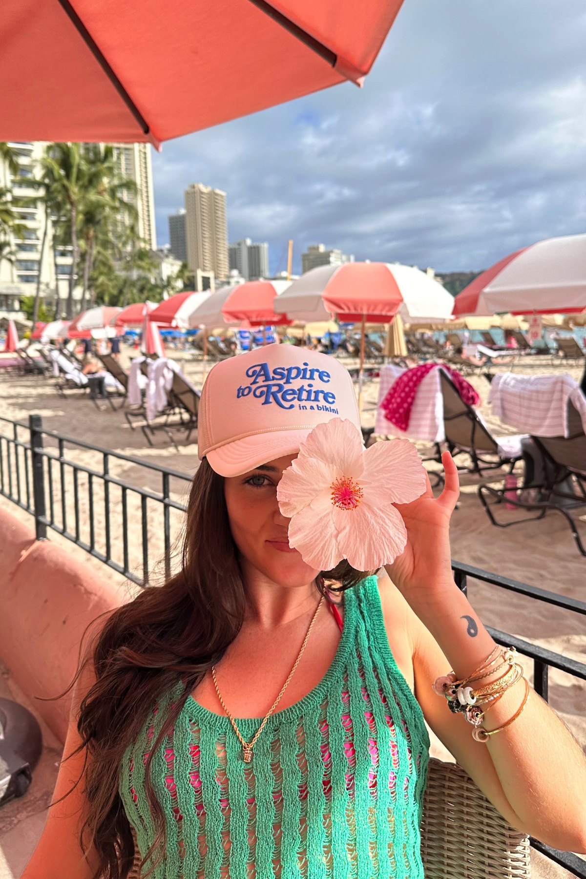 Motel Margarita Aspire Script Bikini Hat