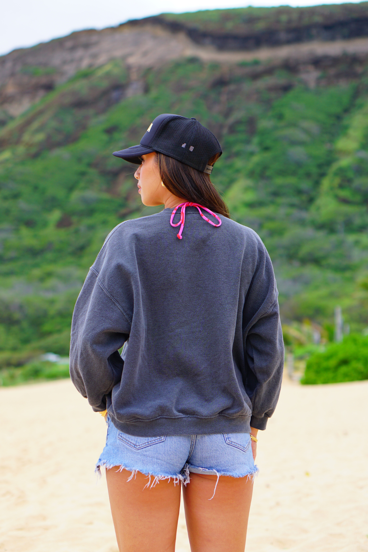 Bikinibird Aloha Yin Yang Summer Mesh Cap