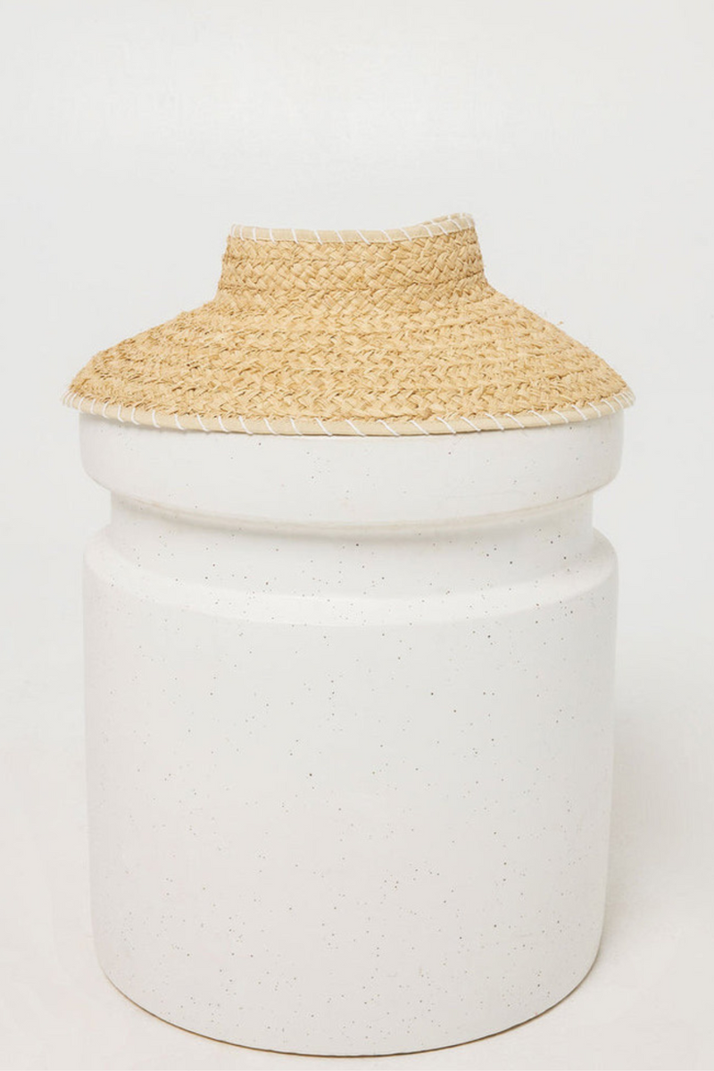 L*Space Del Mar Roll up Hat in Natural