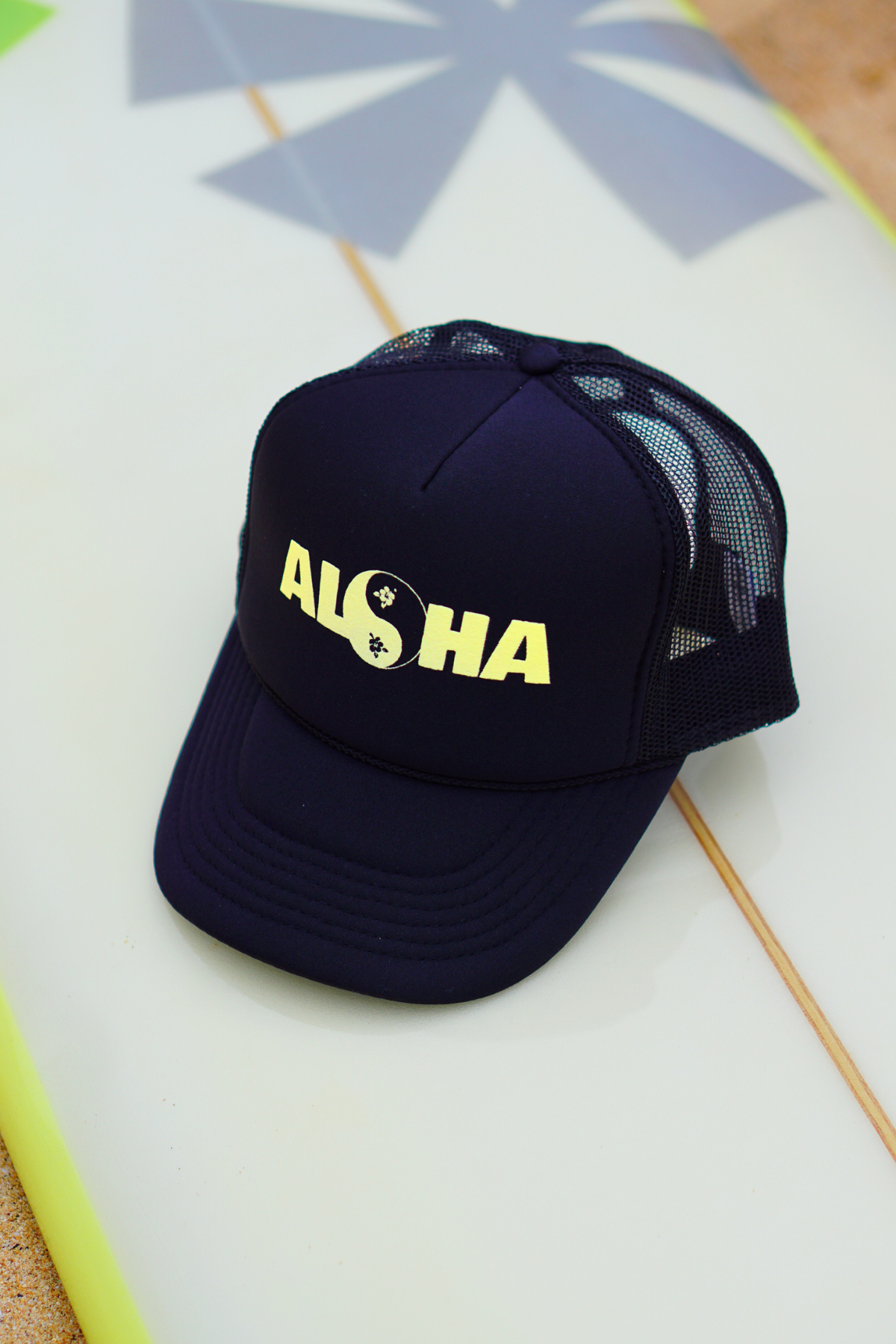 Bikinibird Aloha Yin Yang Summer Mesh Cap