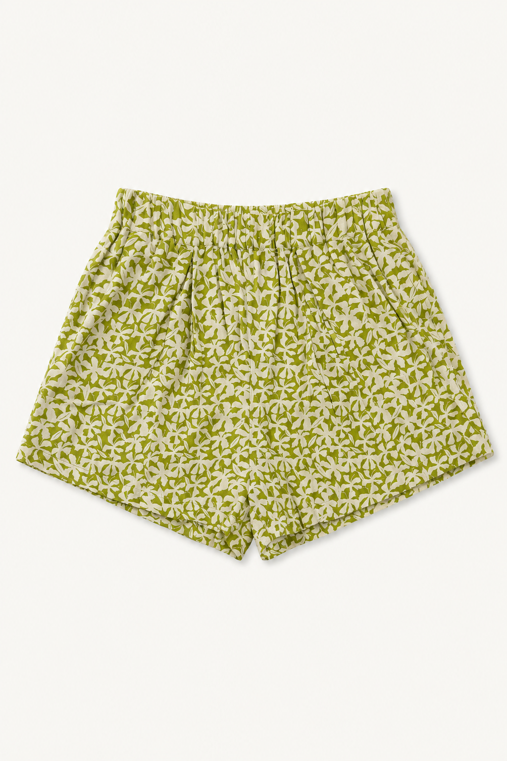 Golden Trip Lea Short in Sage Hibiscus