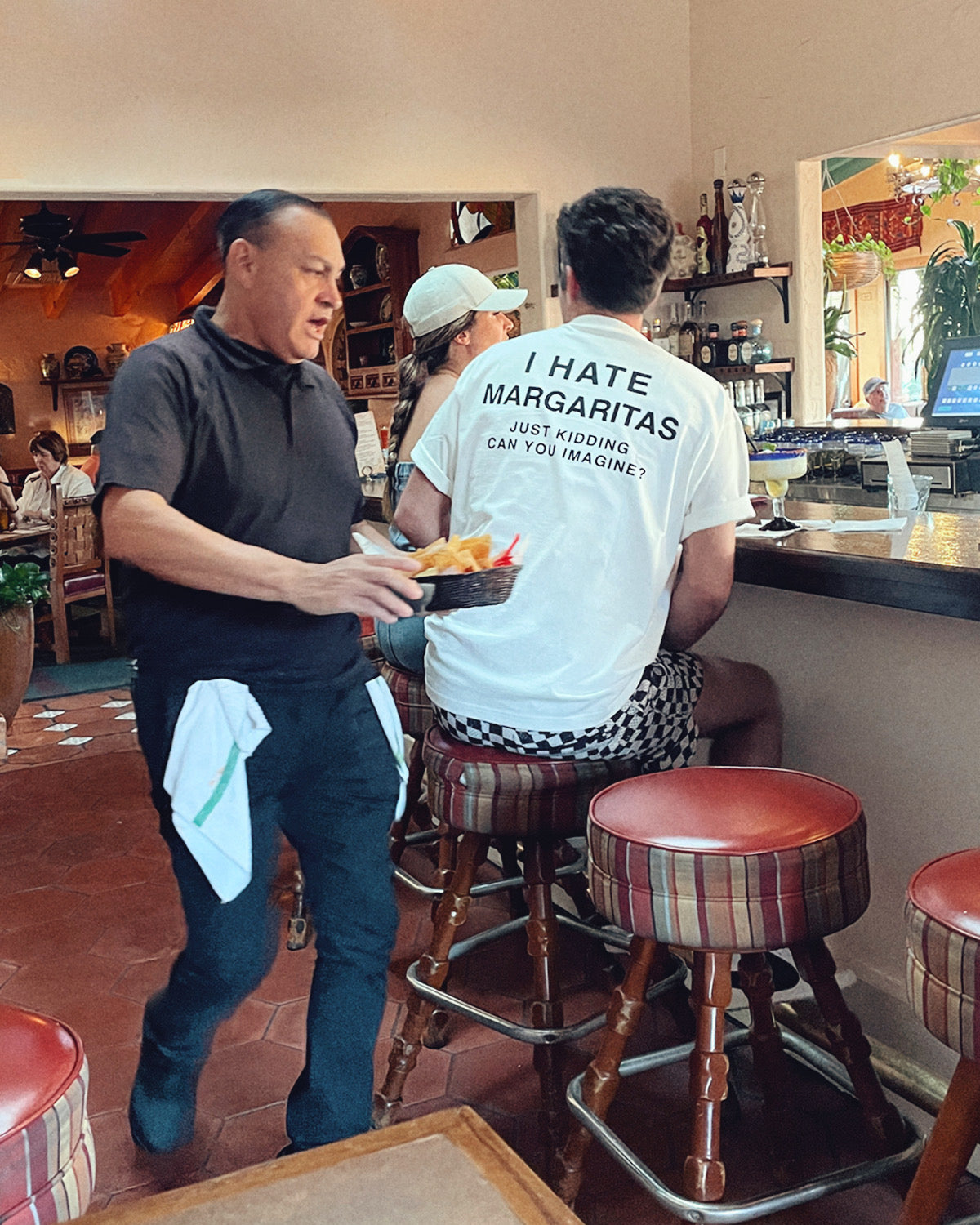 Motel Margarita I Hate Margs Tee in White