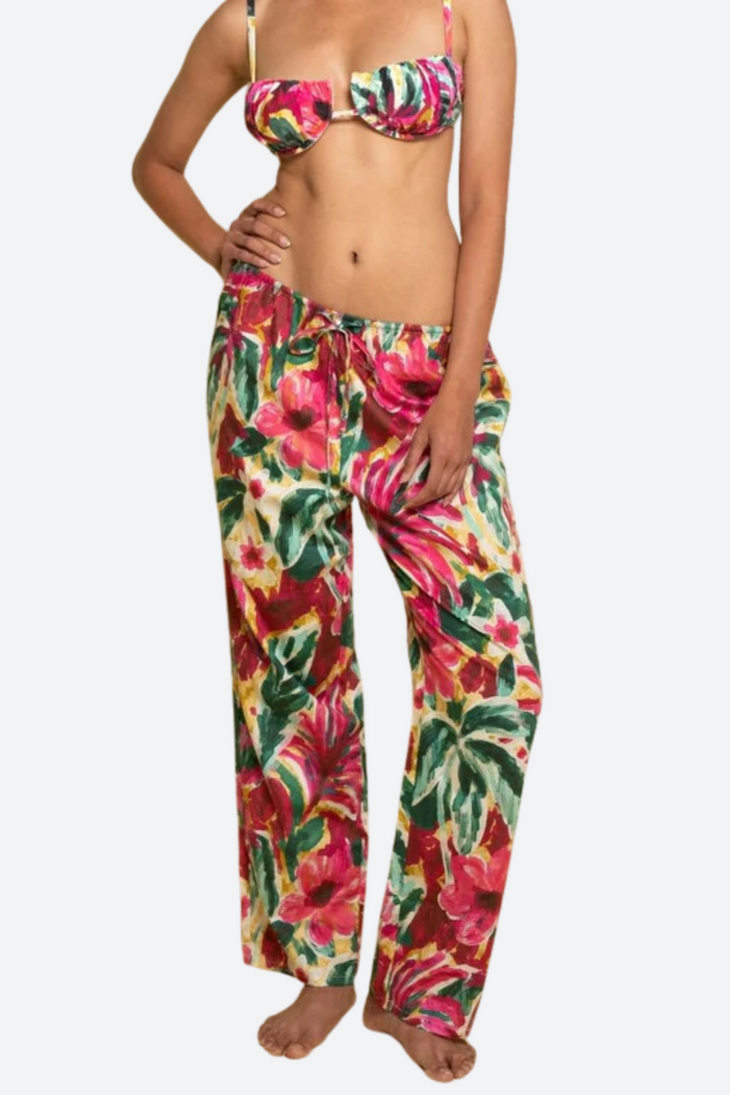 Montce Drawstring Pant in Isla Floral