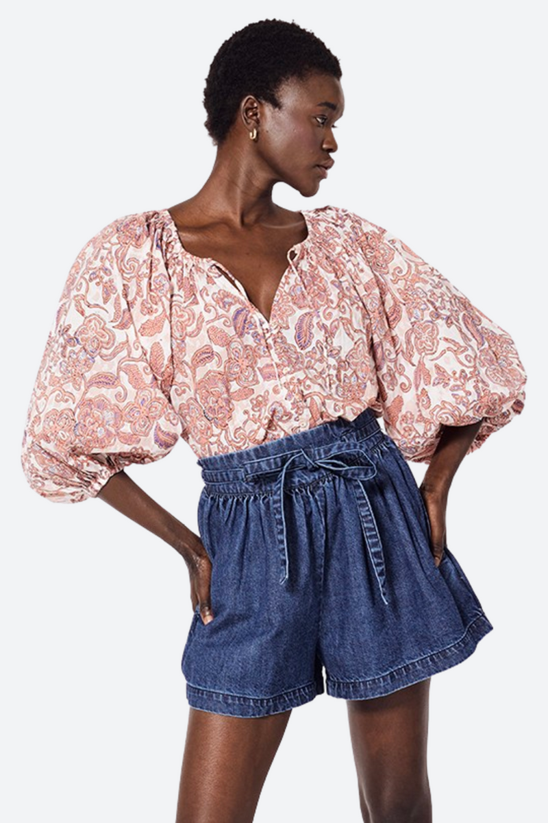 Cleobella Kyla Blouse in Amara Floral Print