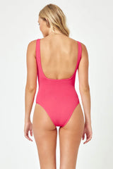 L*Space Coco Classic One Piece in Hot Cherry