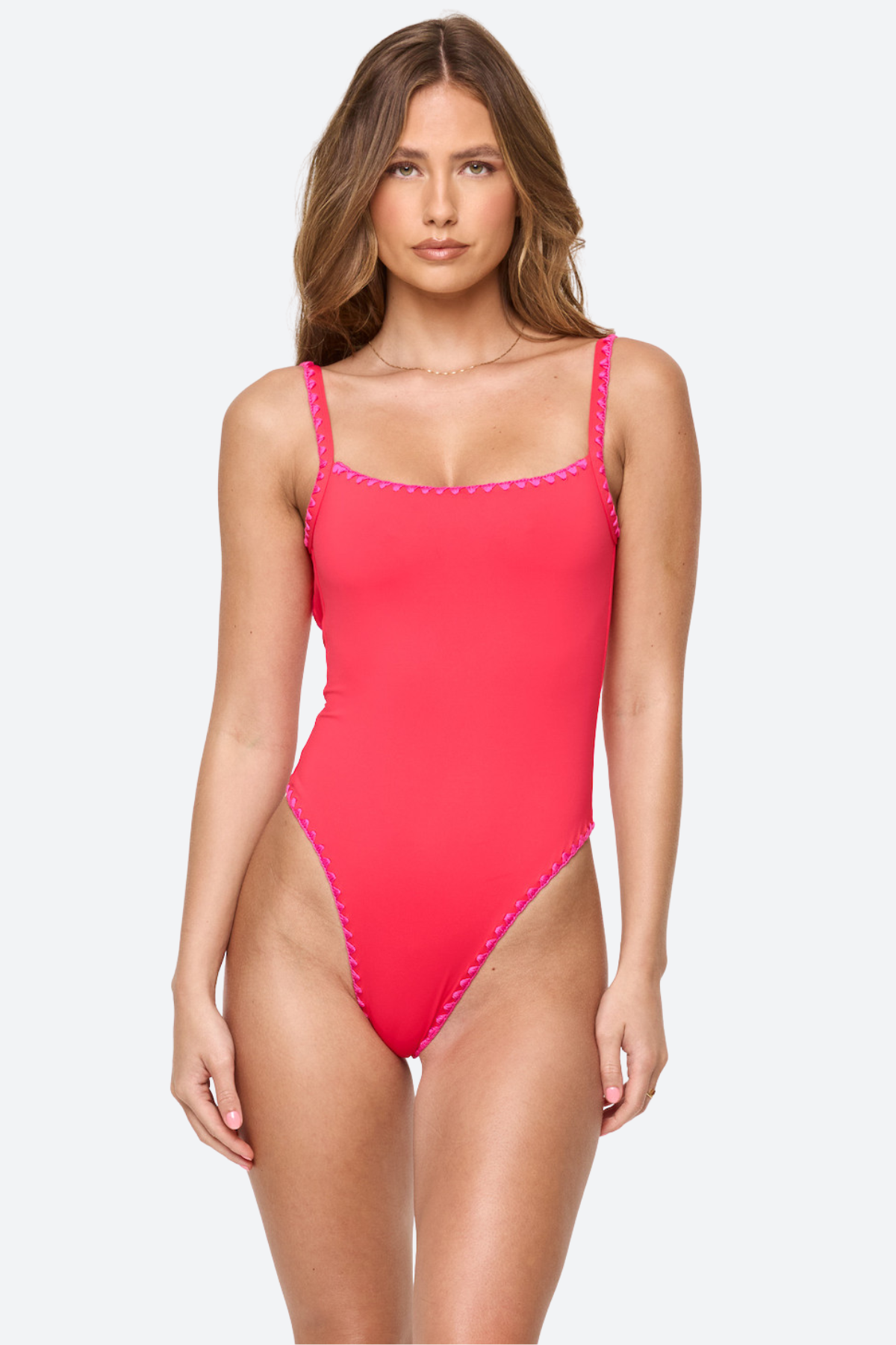 L*Space Nadia One Piece Classic in Pout/Bright Fuchsia