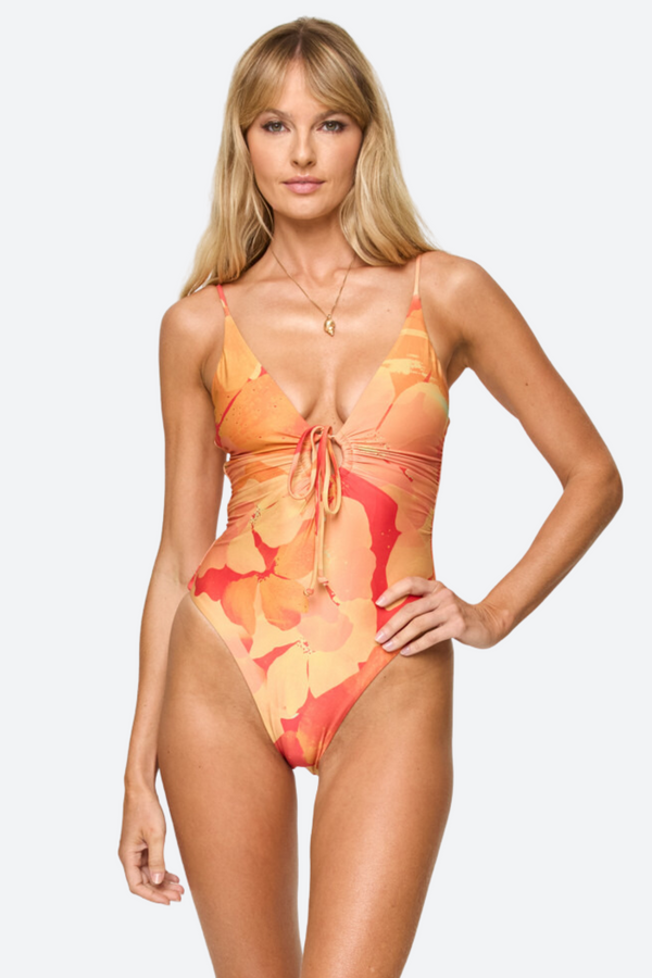 L*Space Piper One Piece Classic in Native Poppies