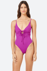 L*Space Piper One Piece Classic in Wild Aster