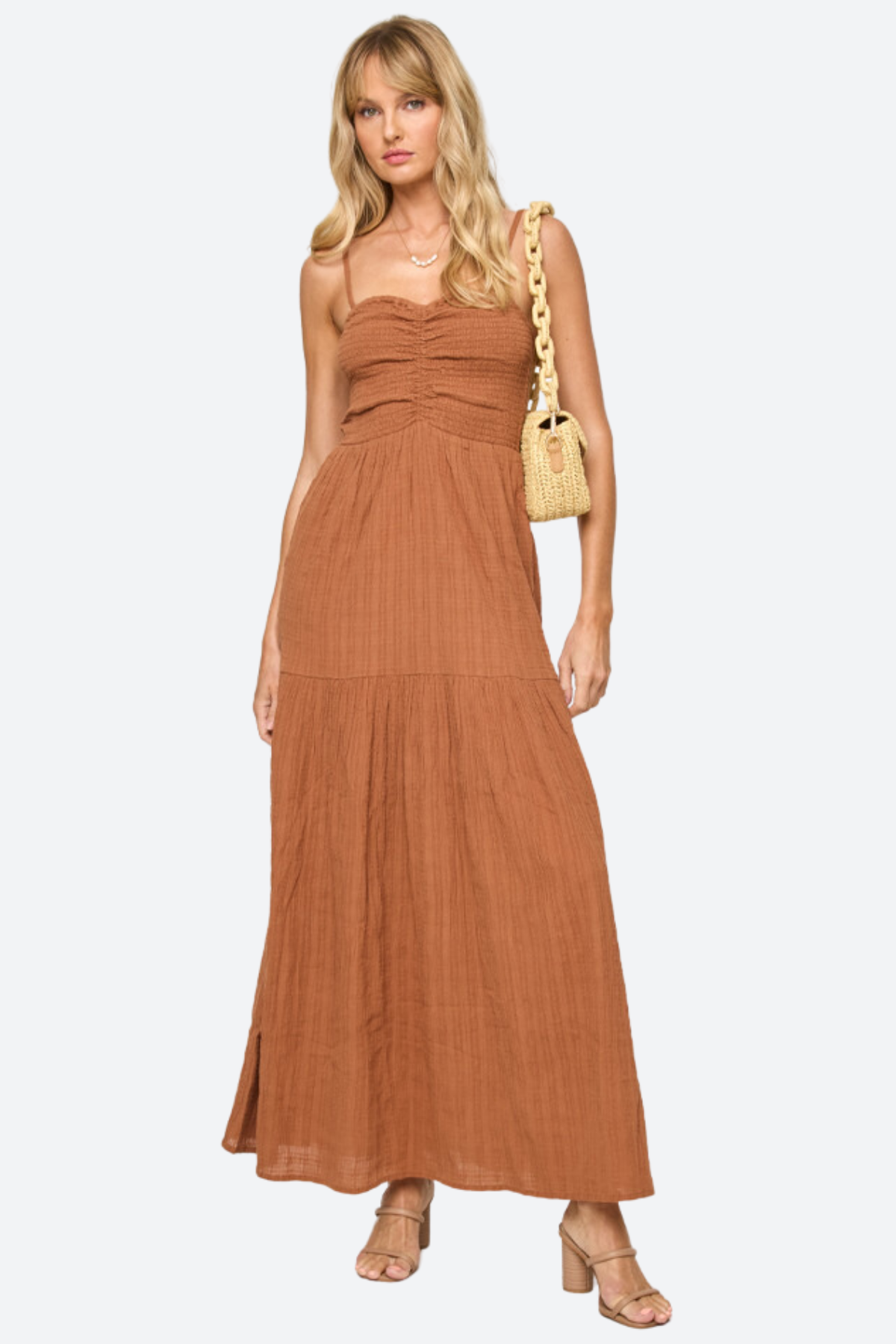 L*Space Mallorca Dress in Brown Sugar