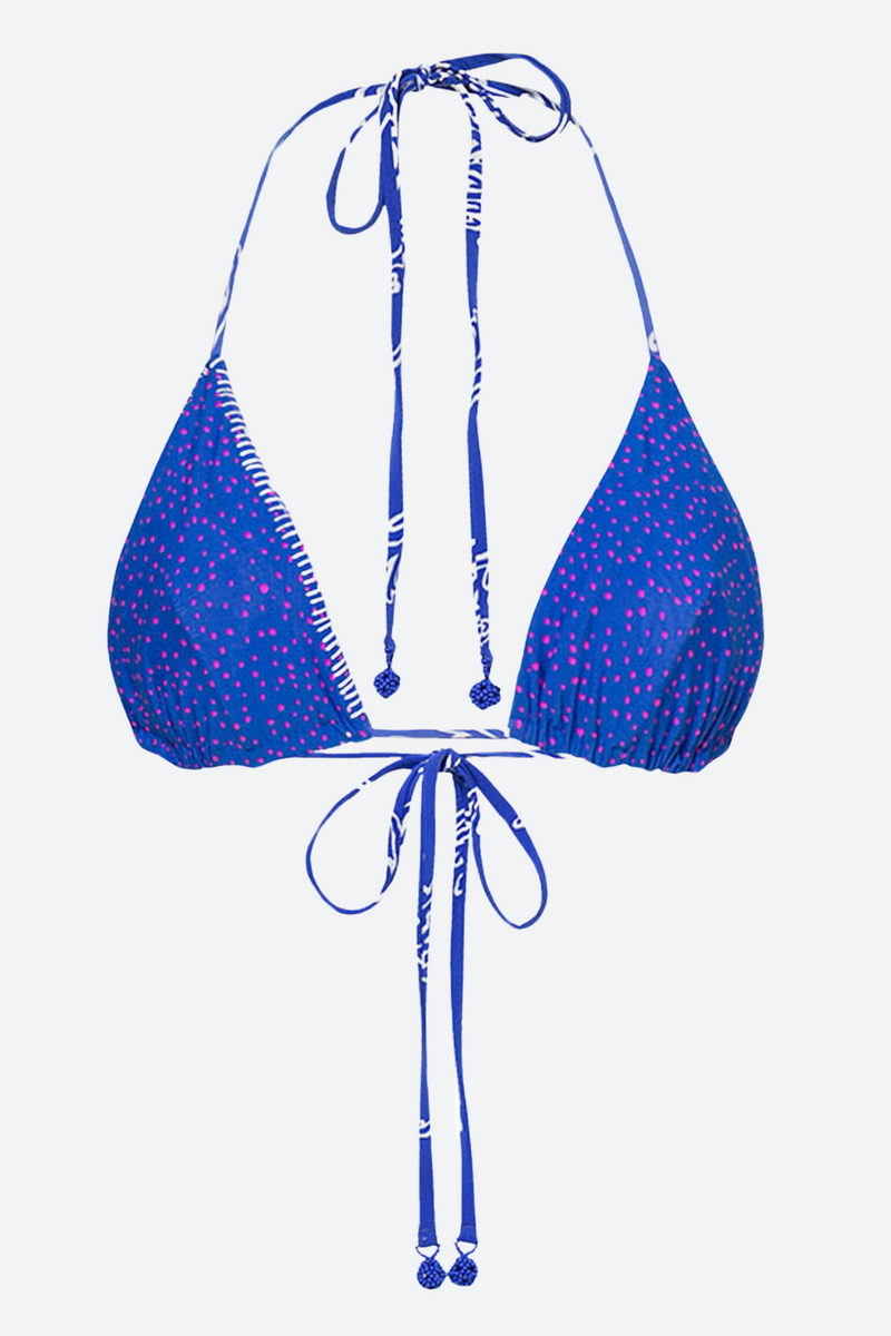 Maaji Coral Bliss Alana Bikini Top in Blue