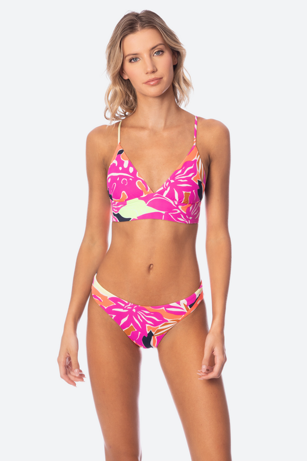 Maaji Jungle Reef Copilot Bikini Top in Pink