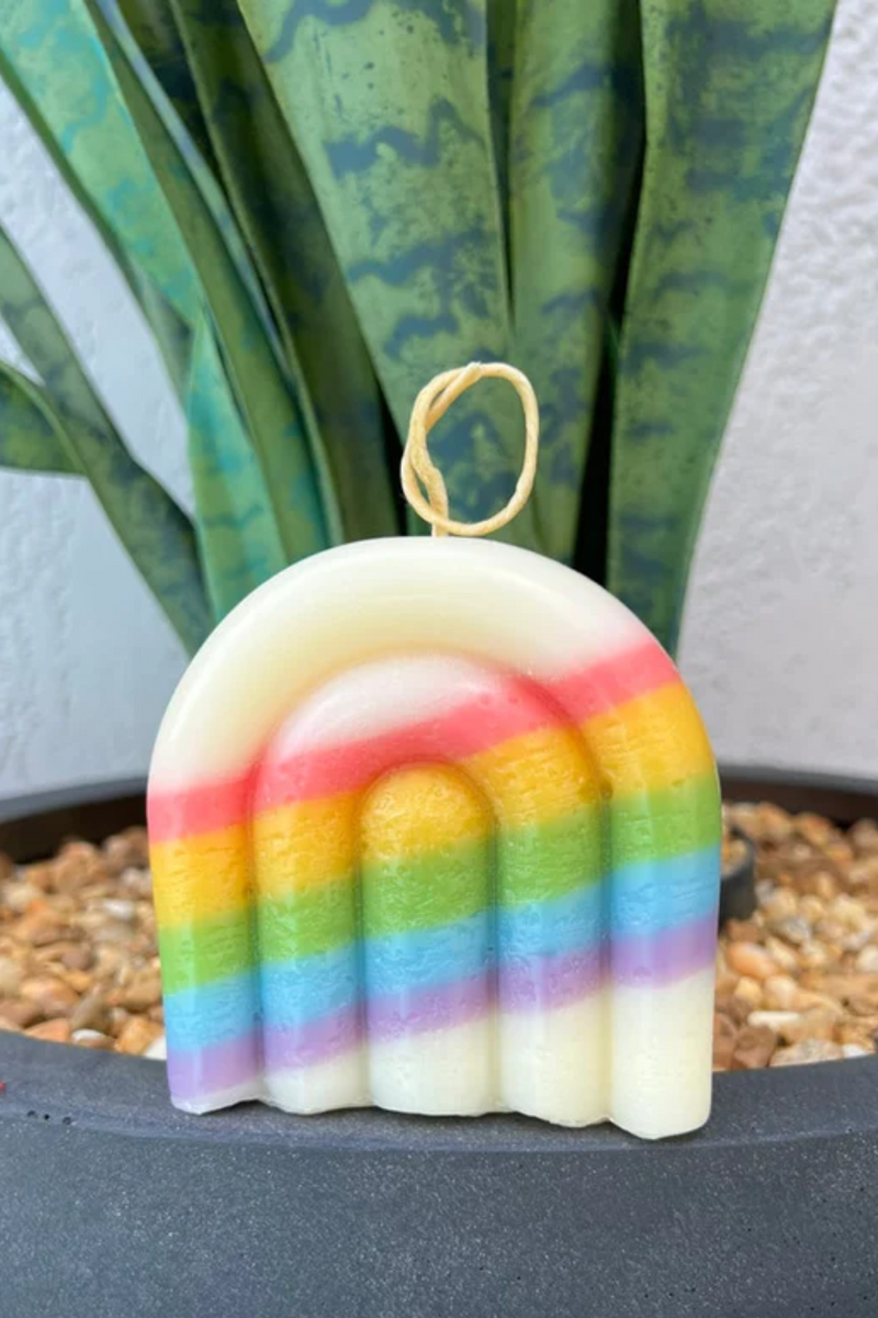 Maui Candlemakers Small Rainbow Candle