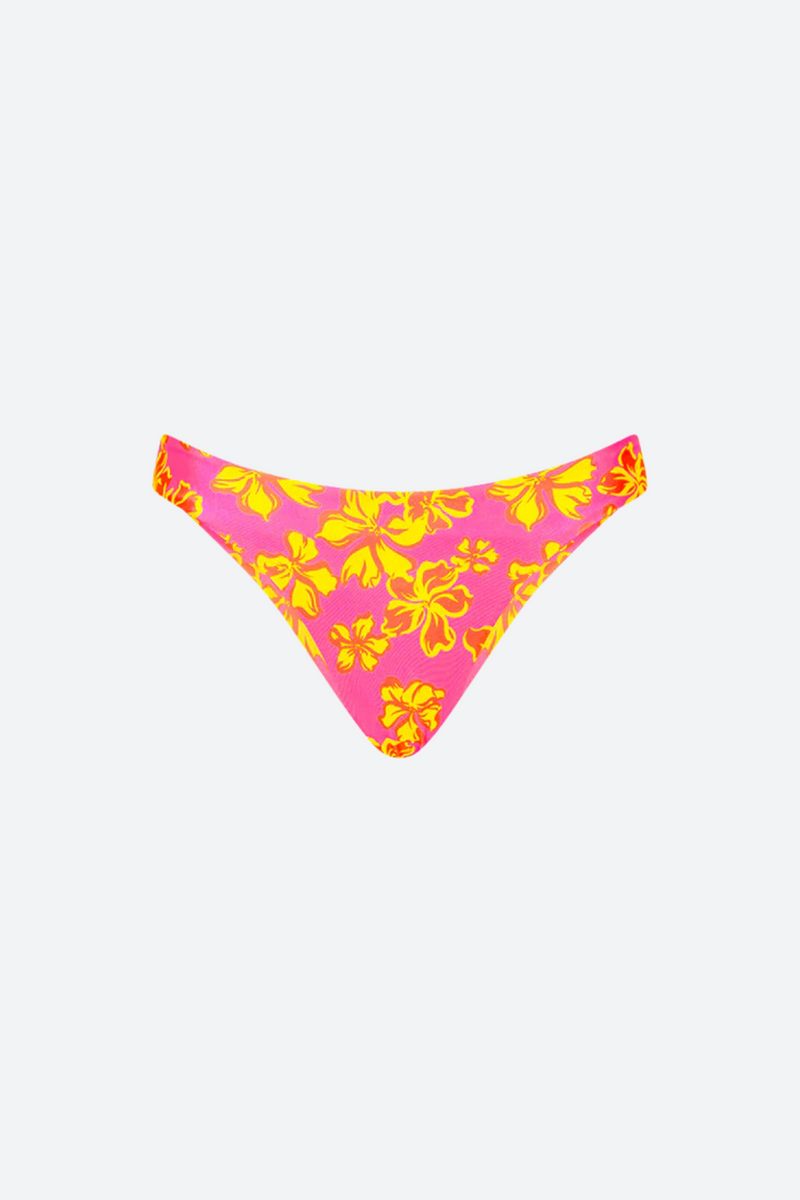 Kulani Kinis Minimal Full Coverage Bikini Bottom in Pitaya Maya