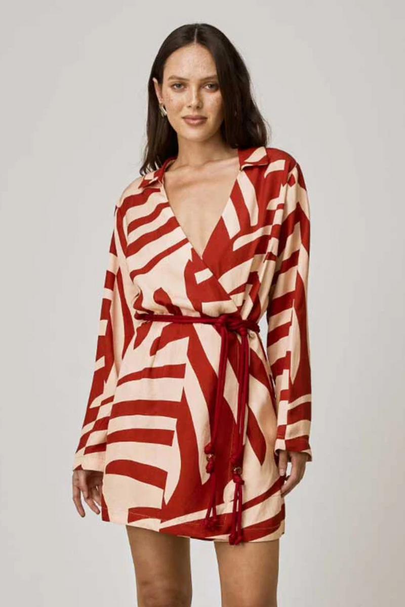 Mon Renn Tropico Mini Dress in Tropico Print