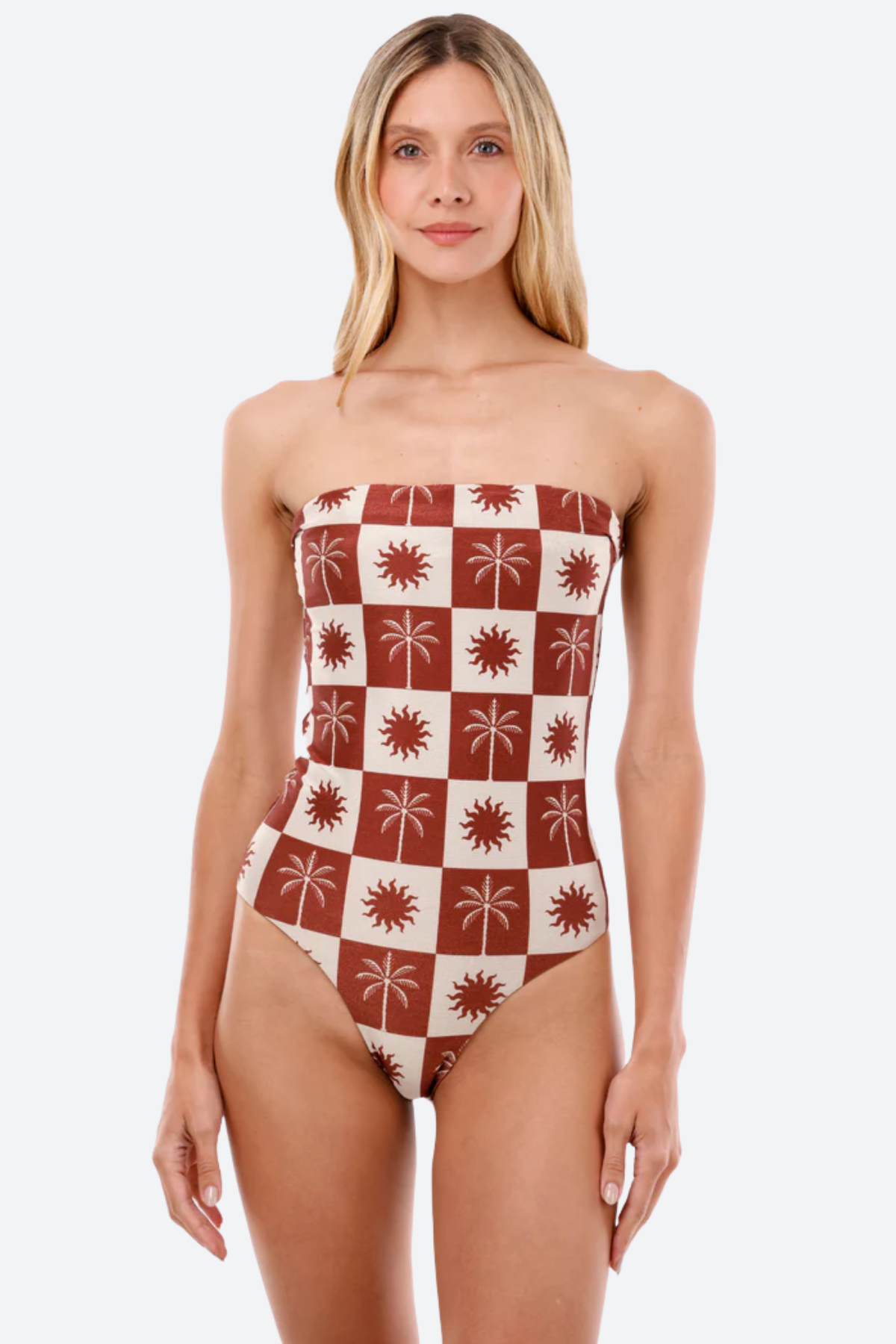 Malai Lunaria One Piece in Sunrise Palm