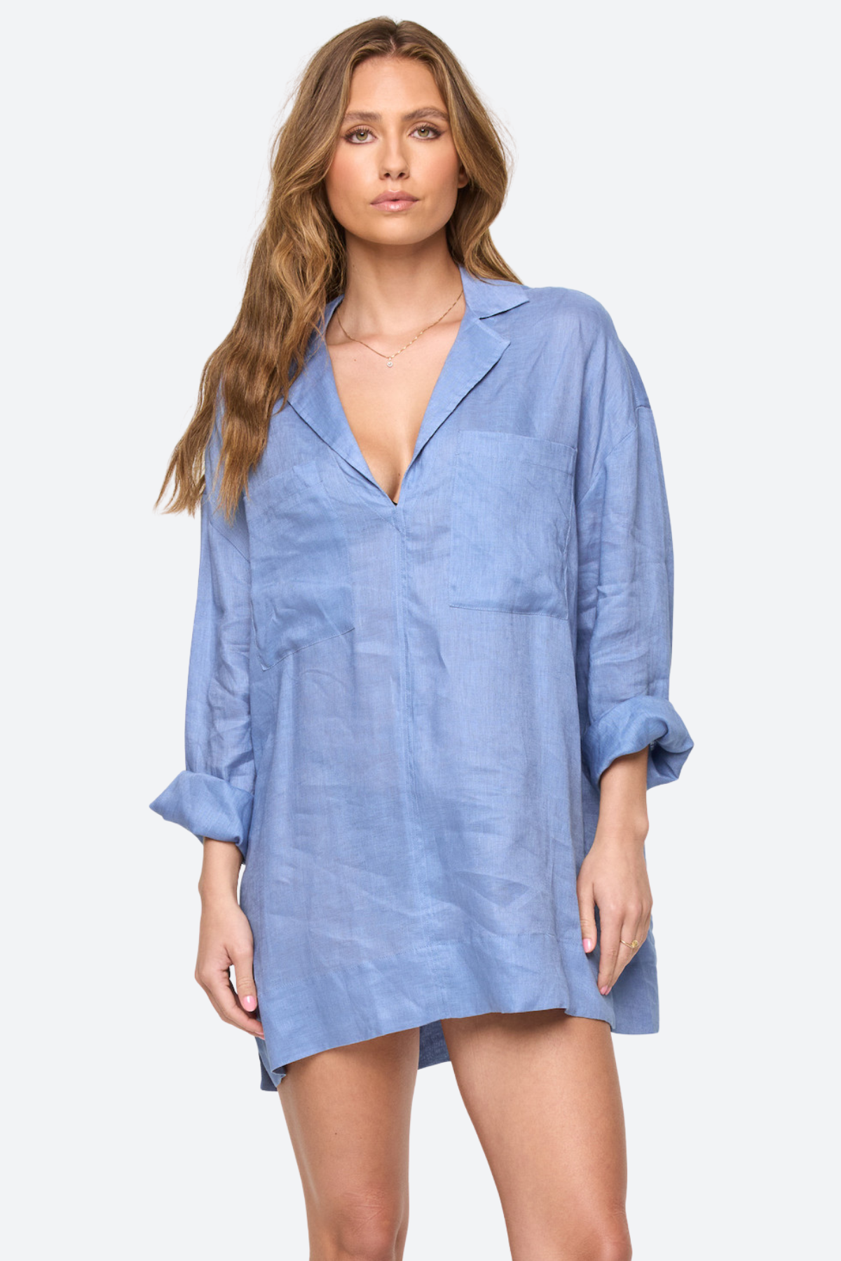 L*Space Oasis Tunic in Chambray