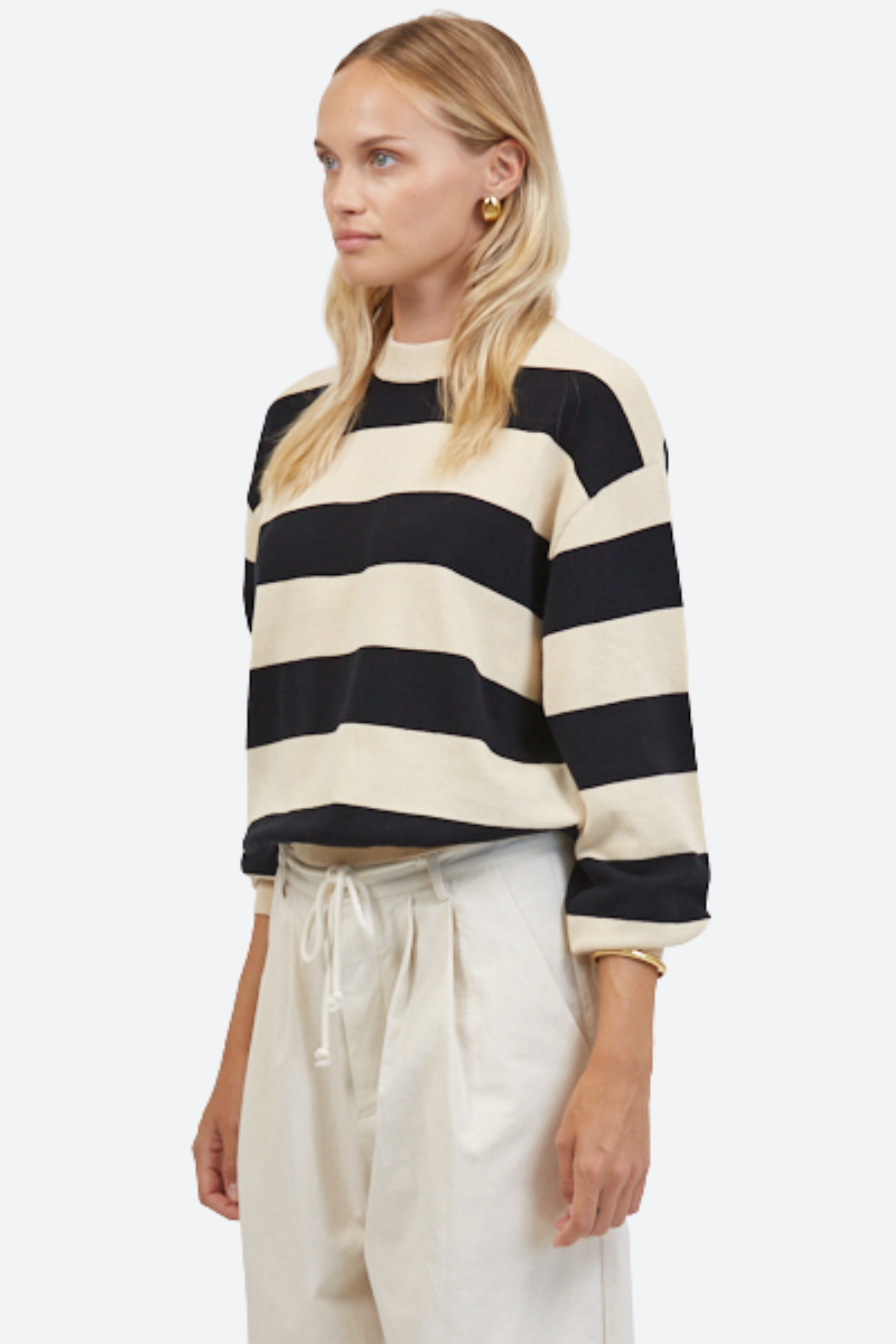 A. Ren Francine Striped Sweater