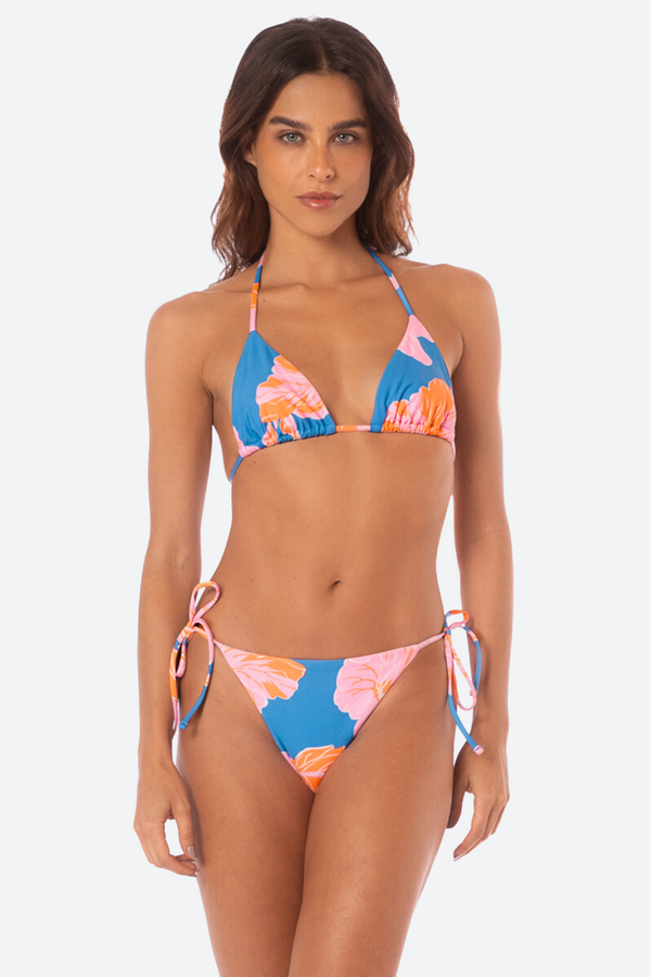 Maaji Magnolia Mirage Balmy Bikini Top in Blue