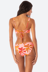 Maaji Sublimity Bikini Bottom in Pink Palms