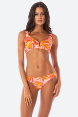 Maaji Sublimity Bikini Bottom in Pink Palms