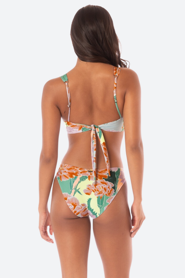 Maaji Japanese Eden Sublimity Bikini Bottom in Green