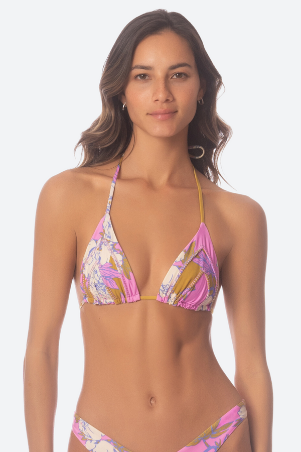 Maaji Pink Fiore Alana Bikini Top