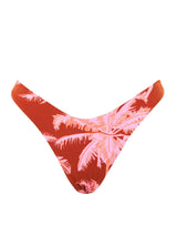 Maaji Dark Red Palms Splendour Bikini Bottom