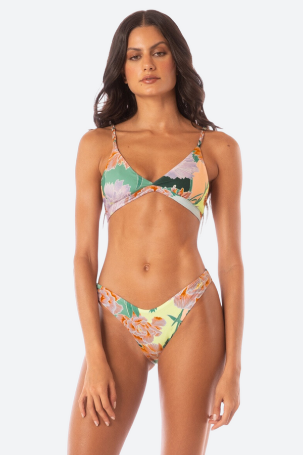 Maaji Japanese Eden Splendour Bikini Bottom in Green