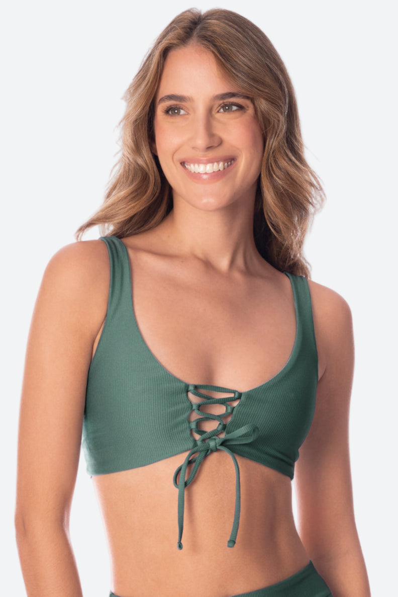 Maaji Eucalyptus Green Allure Bikini Top