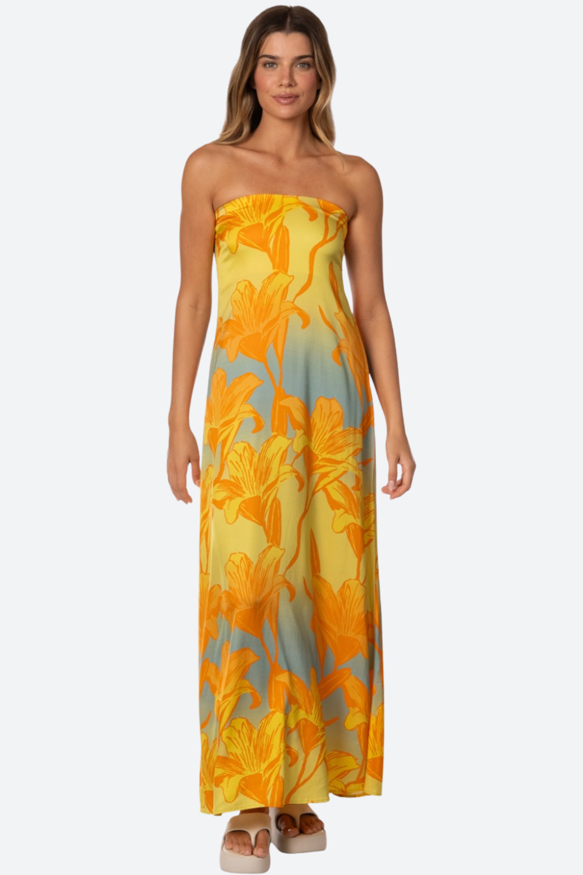 Maaji Golden Lily Crimson Dress