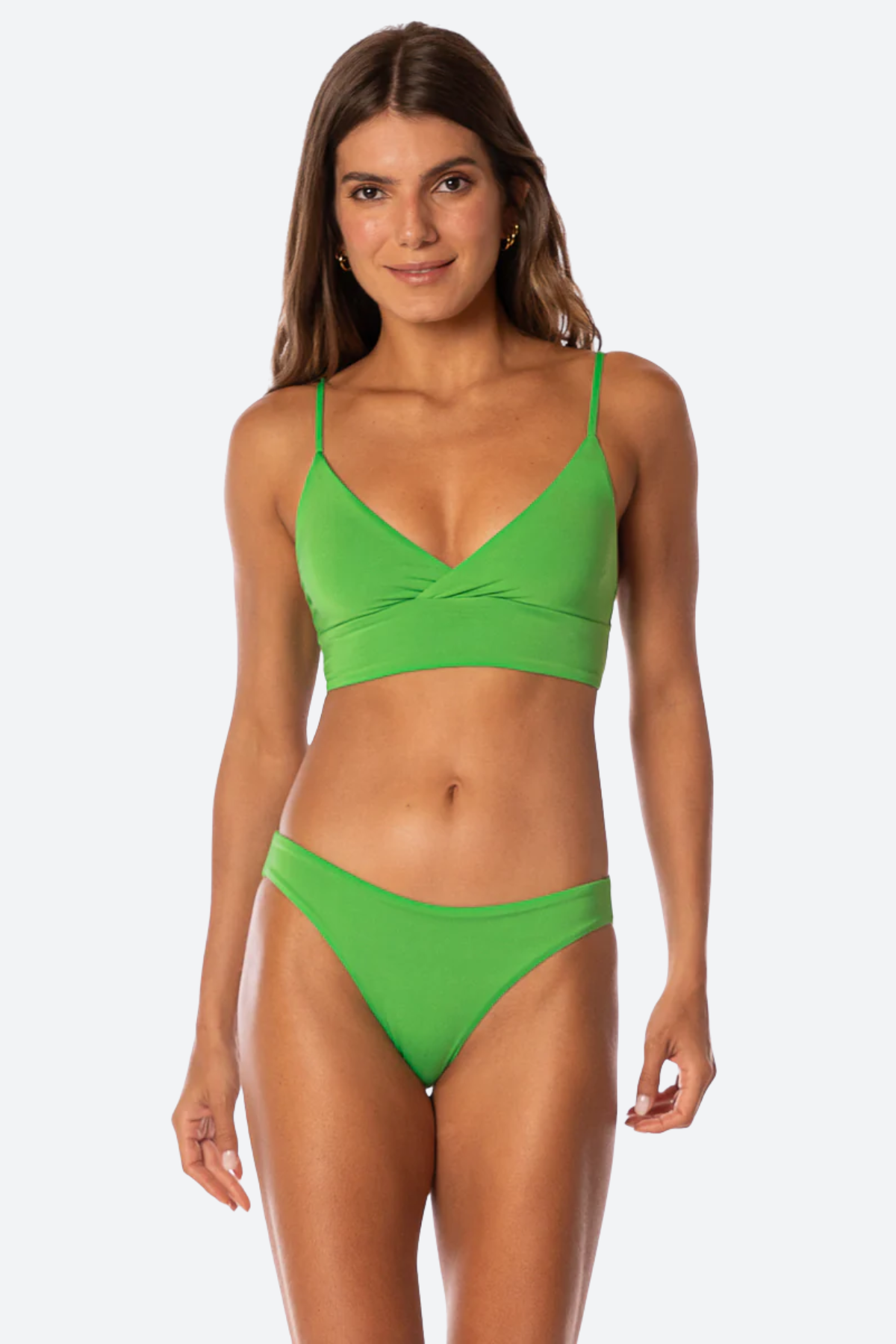 Maaji Sublimity Bikini Bottom in Emerald Brocade