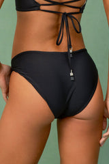 Maaji Pure Black Sublimity Classic Bikini Bottom
