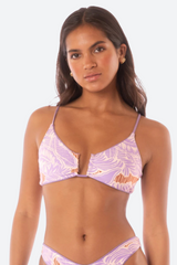 Maaji Lavander Wisteria Bia Bikini Top in Lt/Pastel Purple