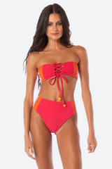 Maaji Nomad Bikini Top in Apple Red