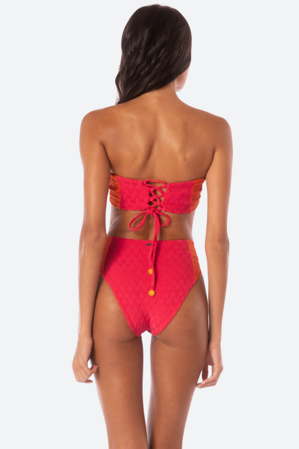 Maaji Wanderer Bikini Bottom in Apple Red