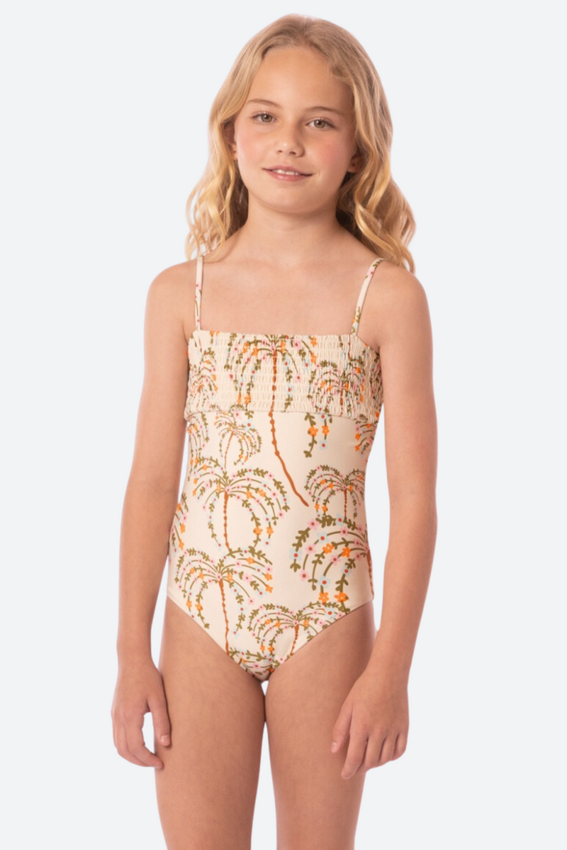 Maaji Yvette Girls Swimwear in Open Beige