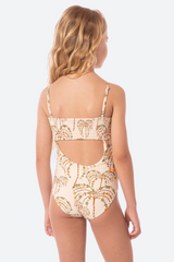 Maaji Yvette Girls Swimwear in Open Beige