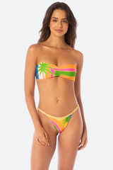 Maaji Famed Bikini Top in Open Pink