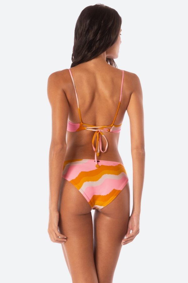 Maaji Paradiso Waves Archer Bikini Top in Pink