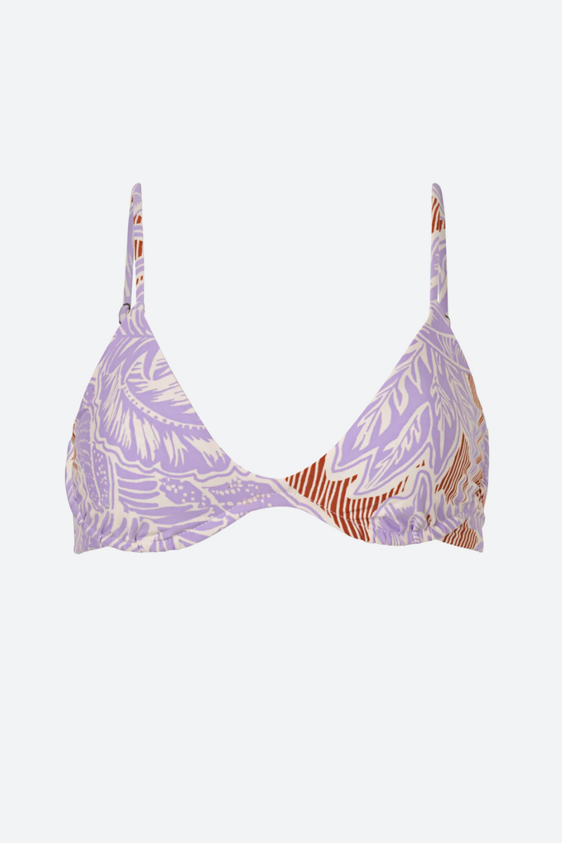 Maaji Wisteria Bloom Petit Irene Bikini Top in Lt/Pastel Purple