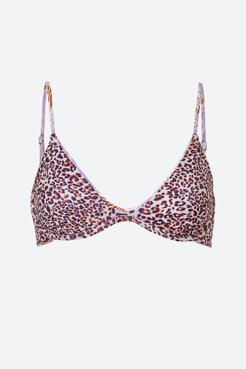 Maaji Wisteria Bloom Petit Irene Bikini Top in Lt/Pastel Purple